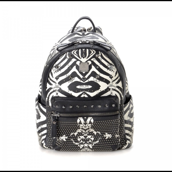 🔹MCM  Visetos Zebra Backpack Small - Picture 2 of 11